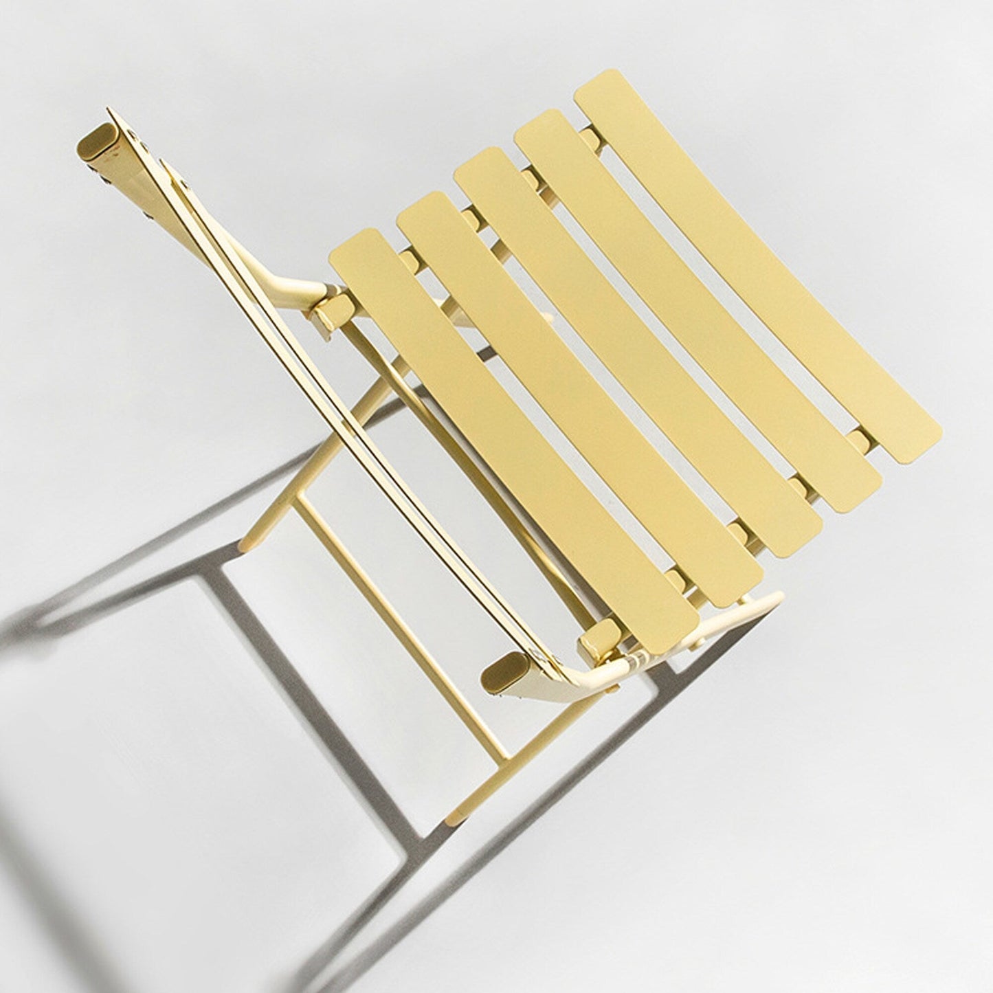 3-Piece Minimalist Patio Bistro Set of Foldable Round Table & Chairs - 3-Piece-Patio-Bistro-Set