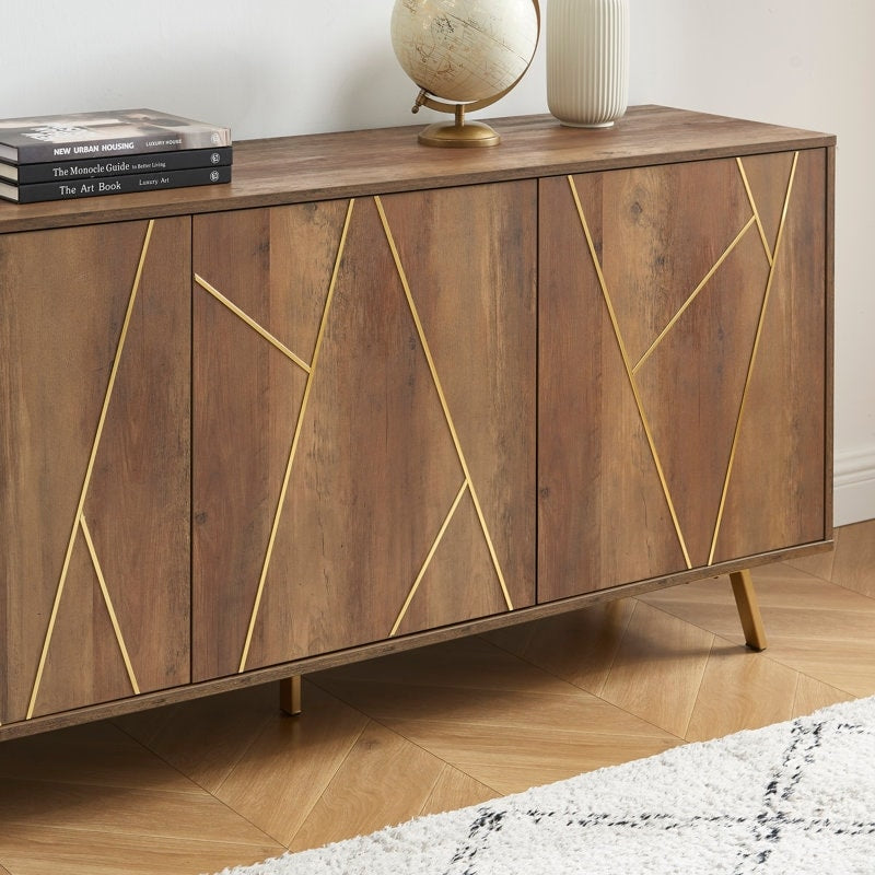 63'' W Wood Buffets and Sideboards Storage Cabinet