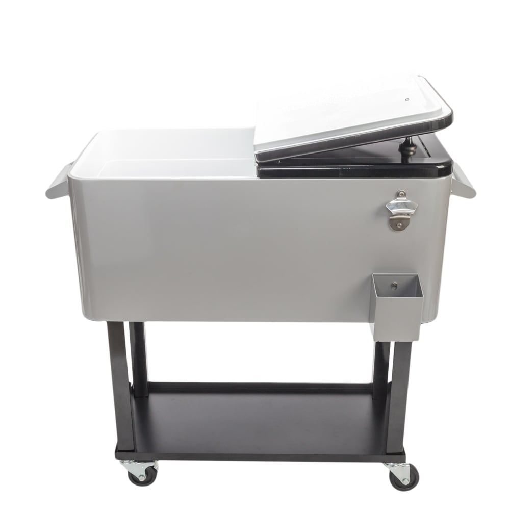 80QT Iron Spray Cooler with Shelf