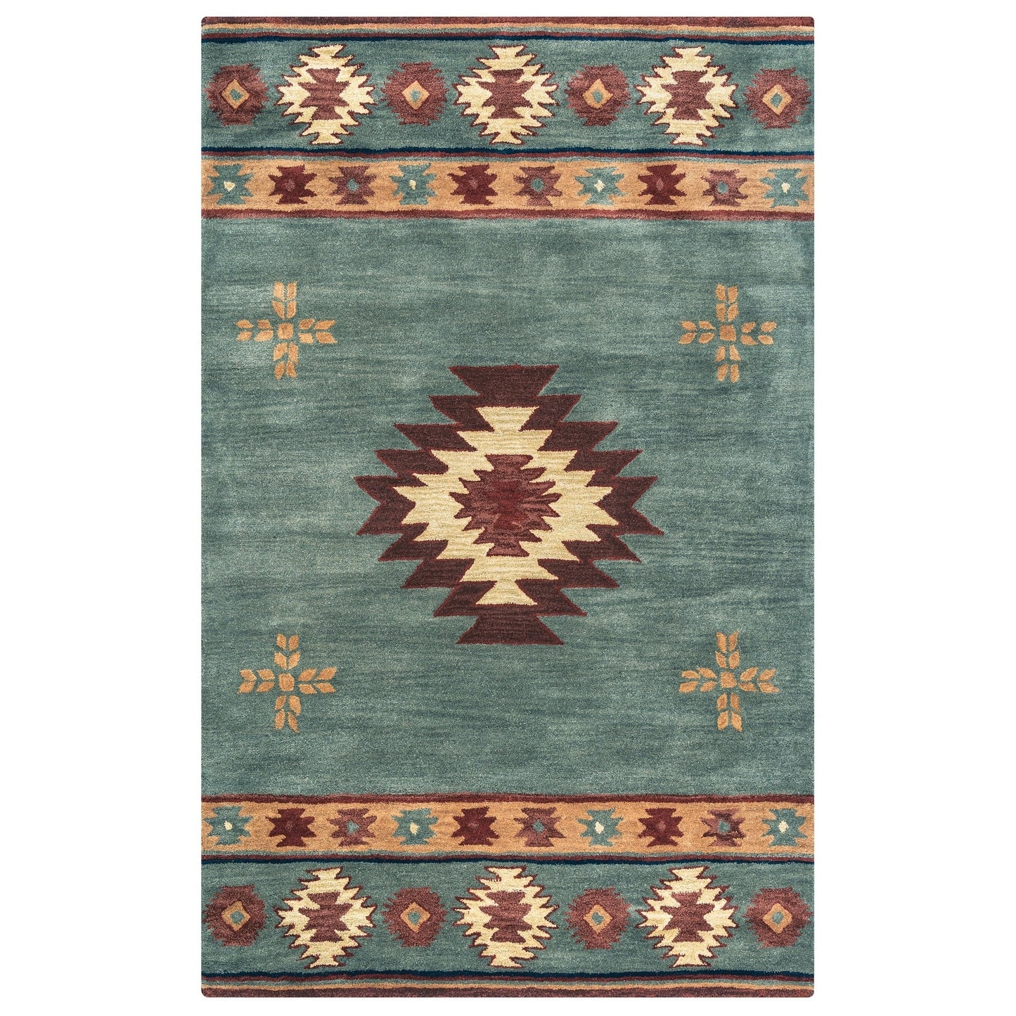 Alora Decor Ryder Southwestern Hand-tufted Wool Rug