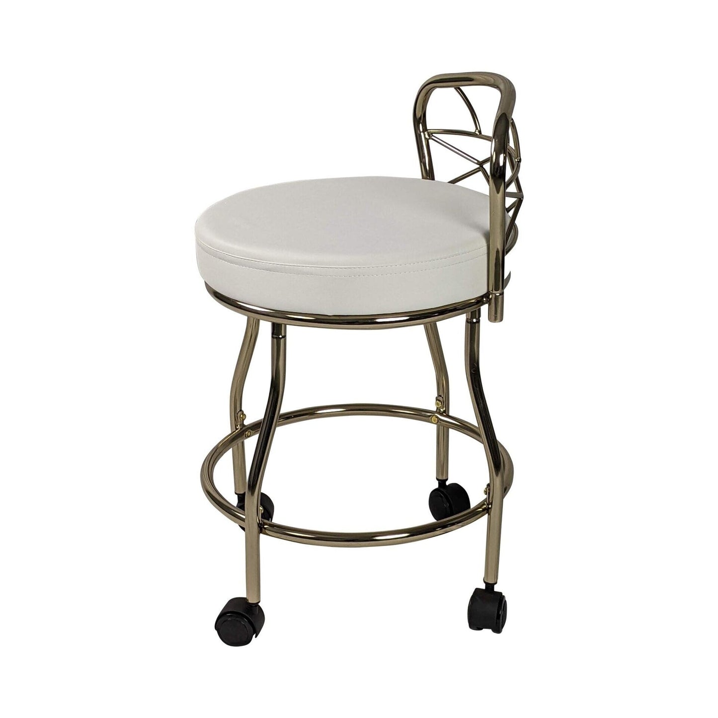 Carolina Living Diana X-Back Vanity Stool with Casters