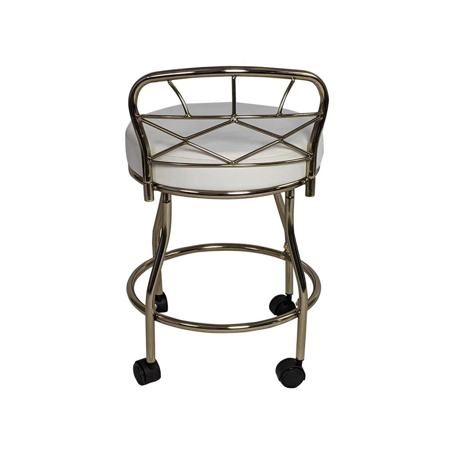 Carolina Living Diana X-Back Vanity Stool with Casters