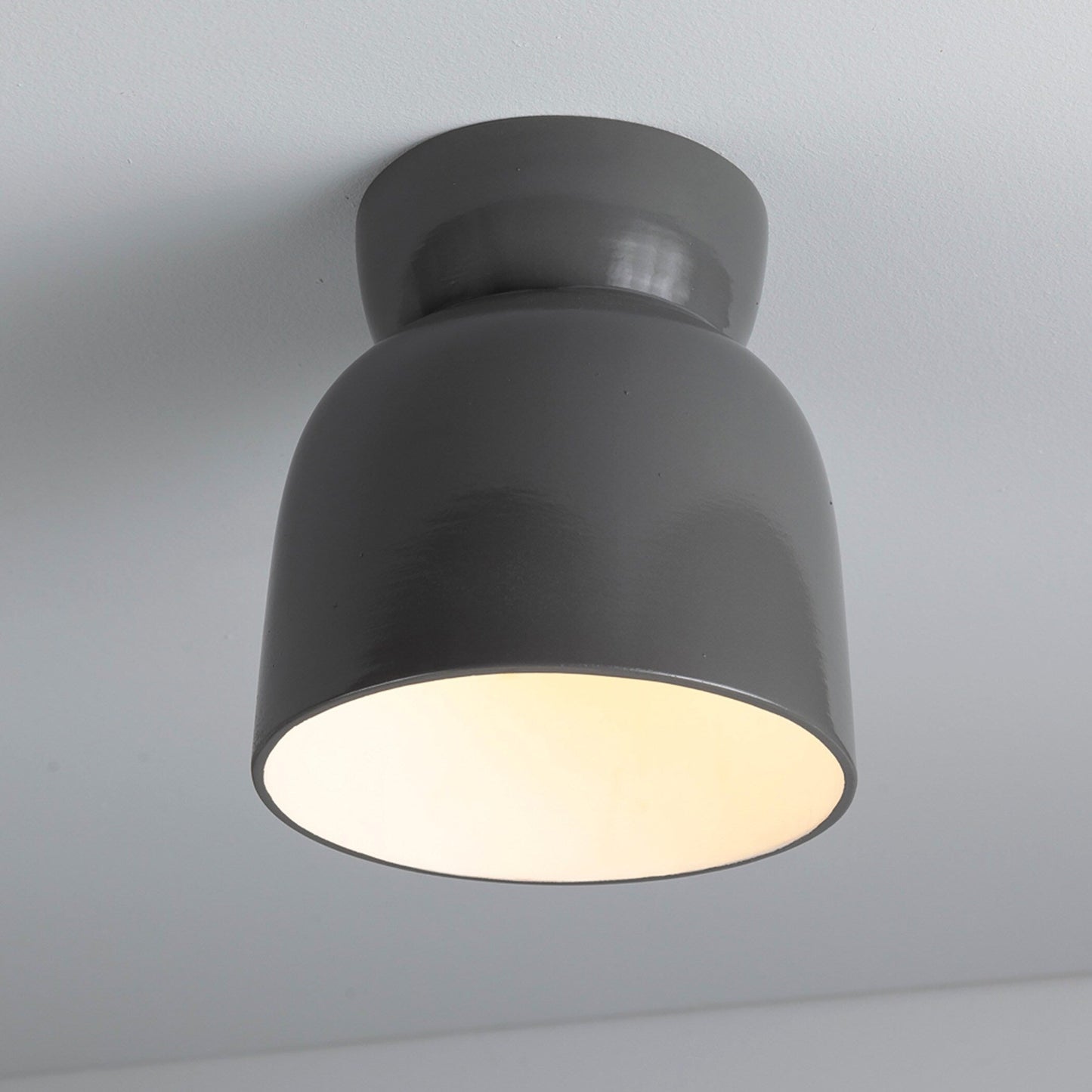 Ceramic Hourglass Flush-Mount