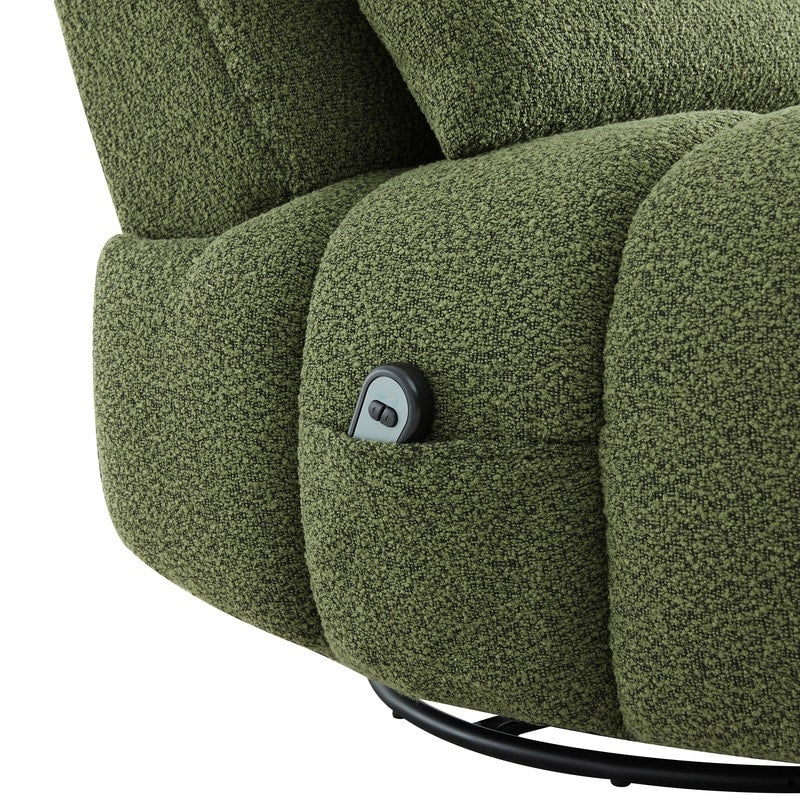 Cole Power Recliner Chair Swivel Glider with Lumbar Support