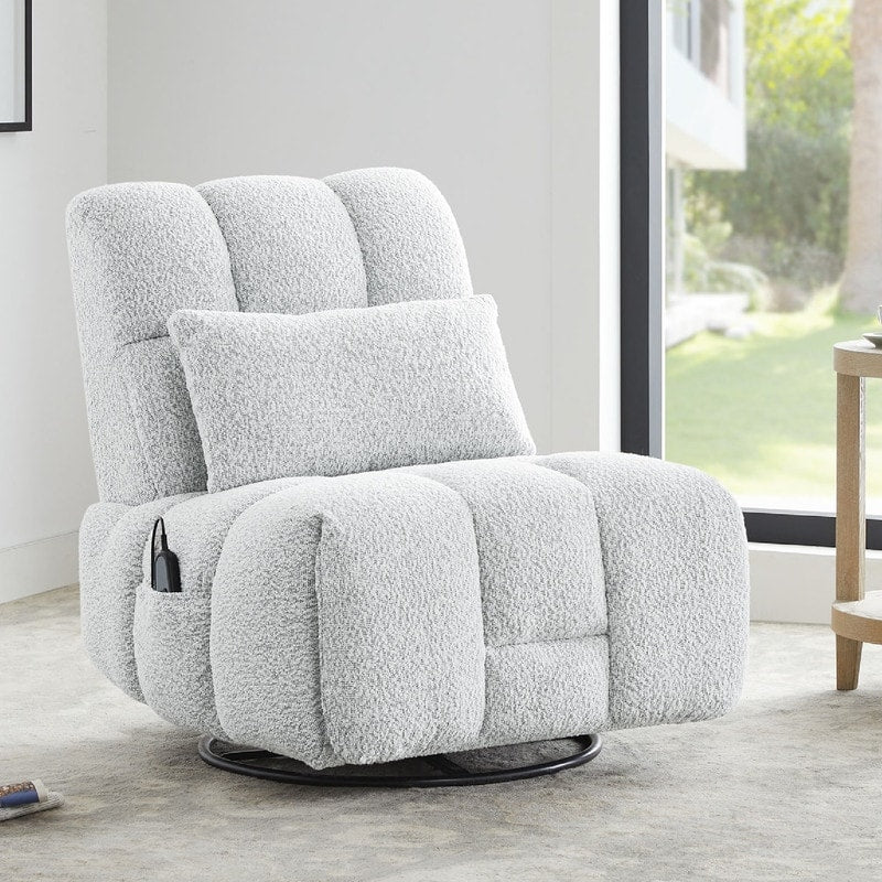 Cole Power Recliner Chair Swivel Glider with Lumbar Support