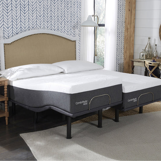ComforPedic from BeautyRest 14-inch Mattress and Adjustable Bed Set