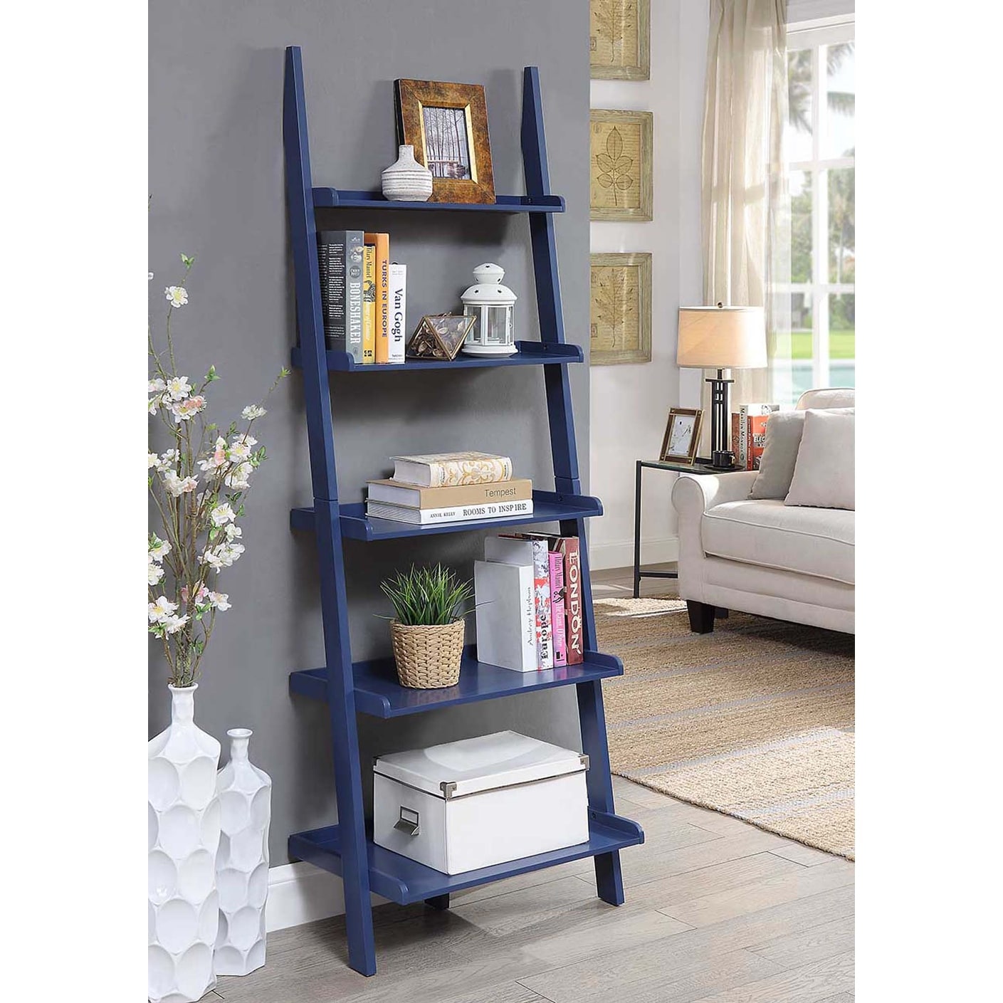 Convenience Concepts American Heritage Bookshelf Ladder