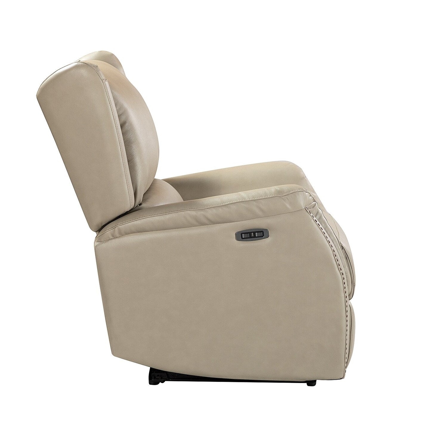 Eduardo Genuine Leather Power Recliner with USB Port Set of 2