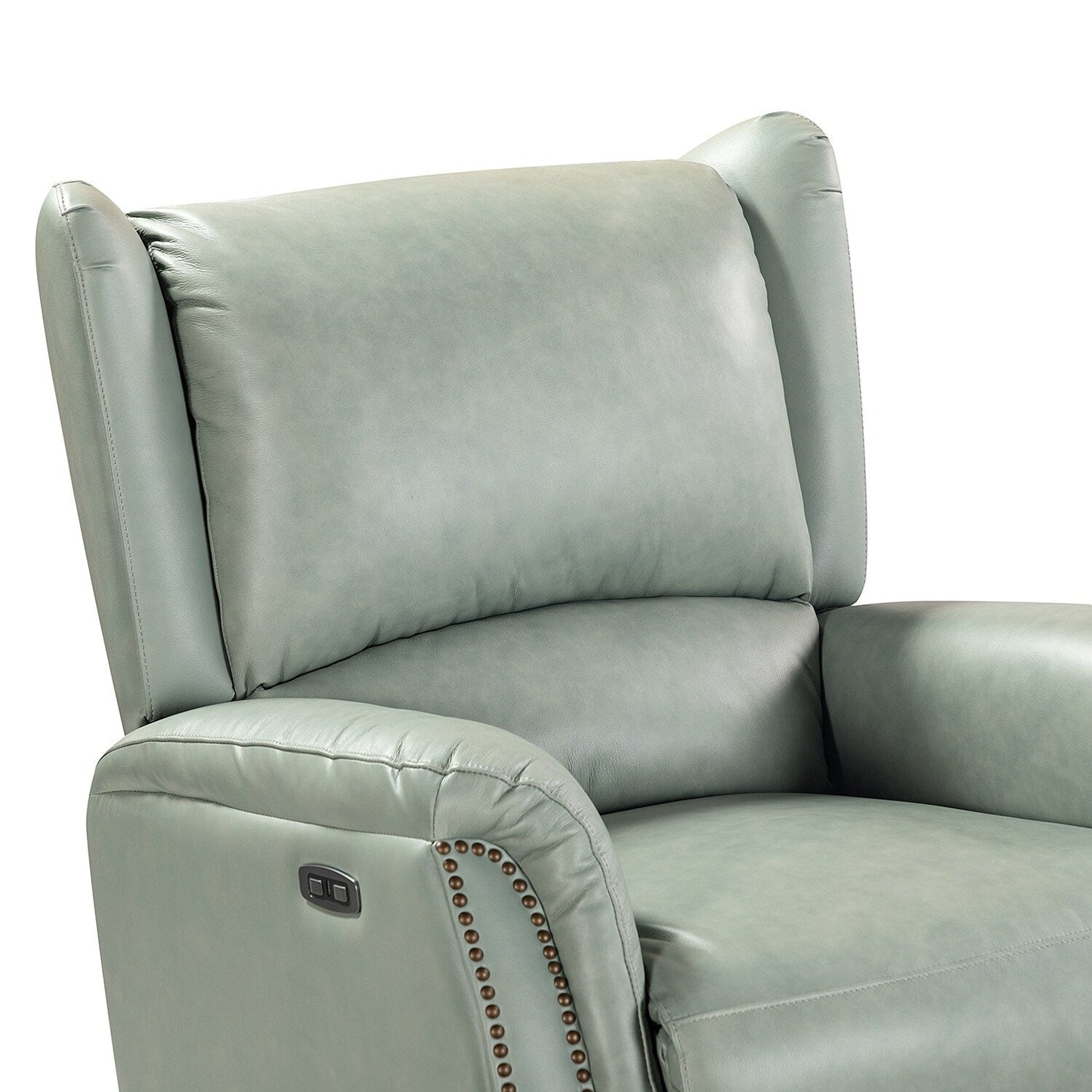 Eduardo Genuine Leather Power Recliner with USB Port Set of 2