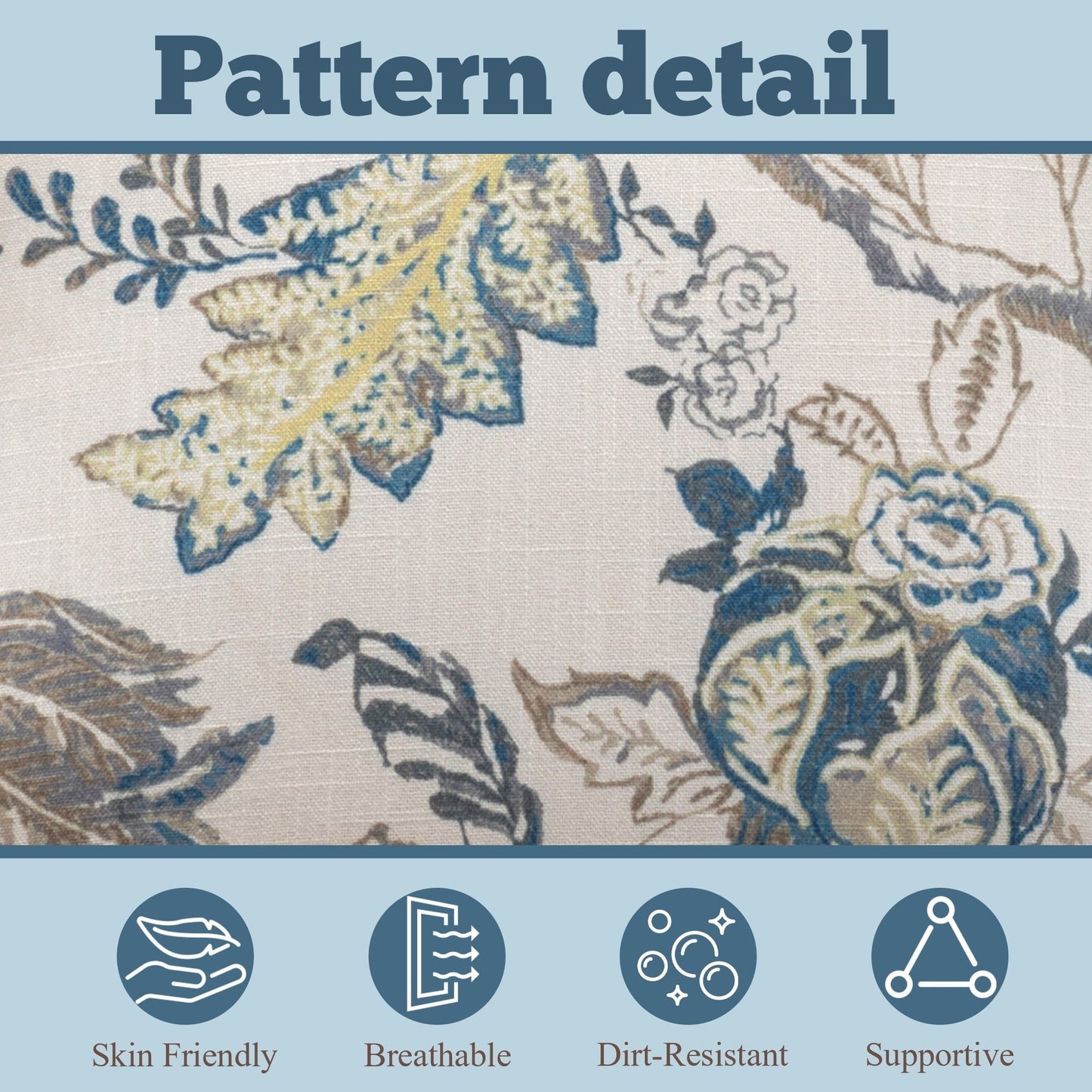 Erommy Modern Accent Chair, High Back Armchair, Upholstered Fabric Button Single Sofa with Wooden Legs for Living Room