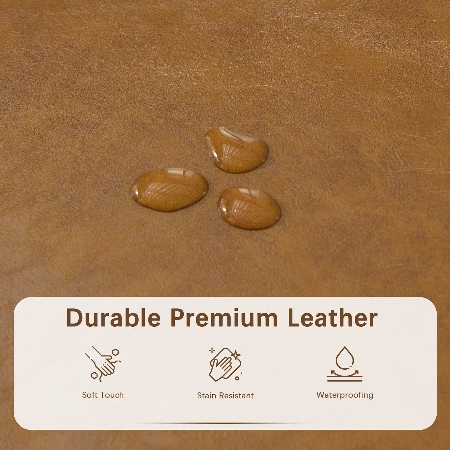 50.3 x 17.50 x 18 Upholstered Rectangular Storage Ottoman-Faux Leather