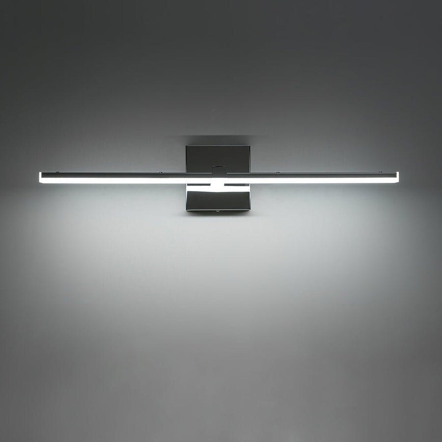 Minimalist Chrome Dimmable LED Linear Vanity Light