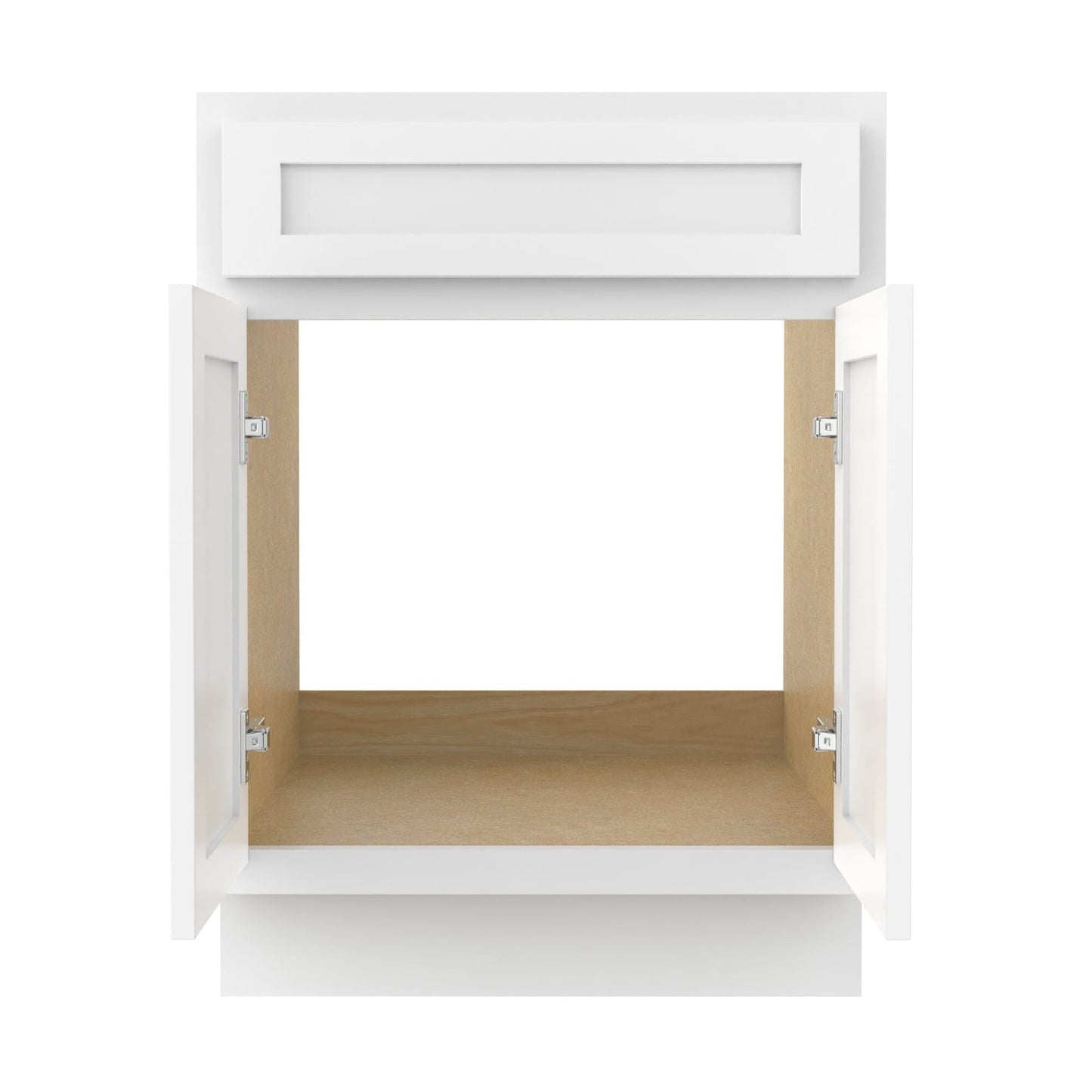 Vanity Art 24-inch Solid Wood Single Sink Bathroom Vanity Cabinet