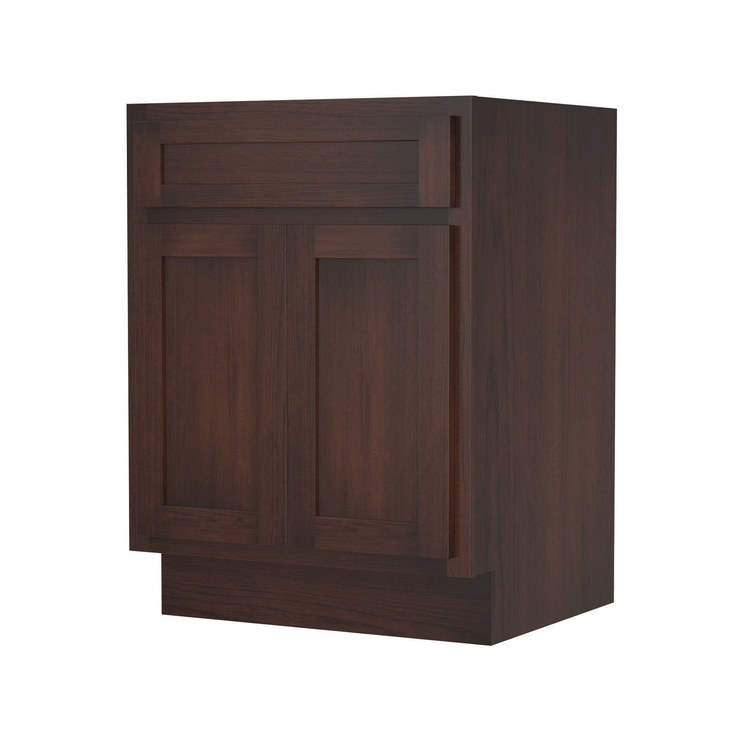 Vanity Art 24-inch Solid Wood Single Sink Bathroom Vanity Cabinet
