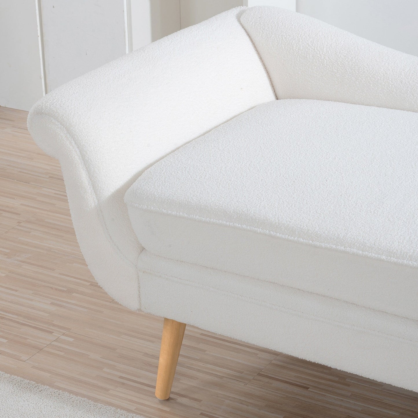 Vintage Chaise Lounge with Scroll Arms by Christopher Knight Home