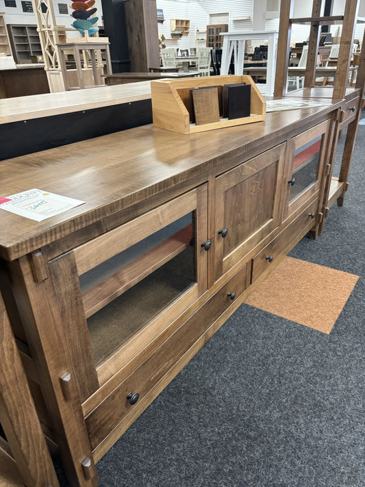 Liquidation - Meuble TV mural en érable