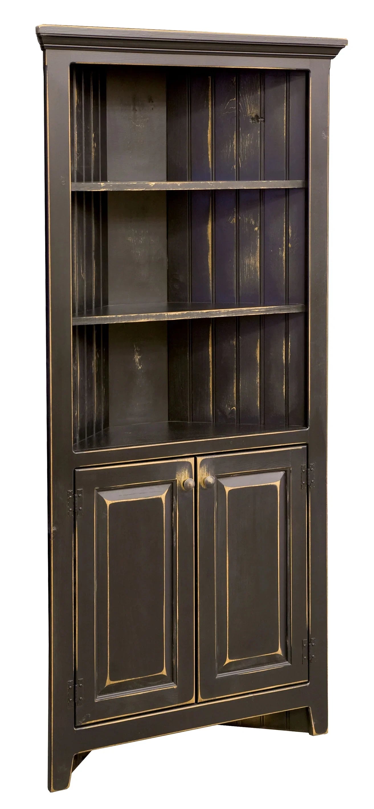 Armoire d'angle en pin
