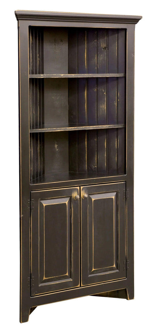 Armoire d'angle en pin