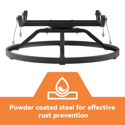 Gymojoy 3 Piece Outdoor Wicker Swivel Rocker with Cushion & Table