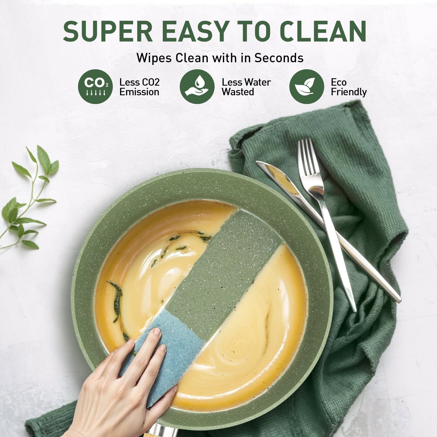 30-Piece Kitchen Granite Cookware and Bakeware Set, Cooking Pans Set Non-Stick Pots and Pans Set