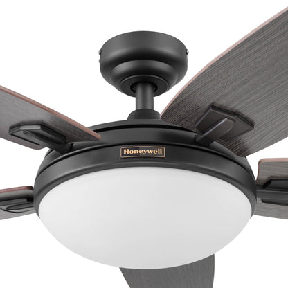 48 Honeywell Carmel Ceiling Fan with Integrated Light and Remote