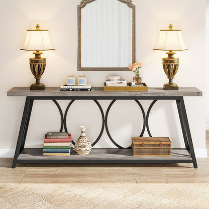 70.9 inch Extra Long Console Table Sofa Accent Table for Living Room