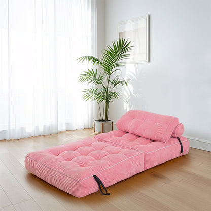 8 Corduroy Folding Couch Sofa Bed,Single