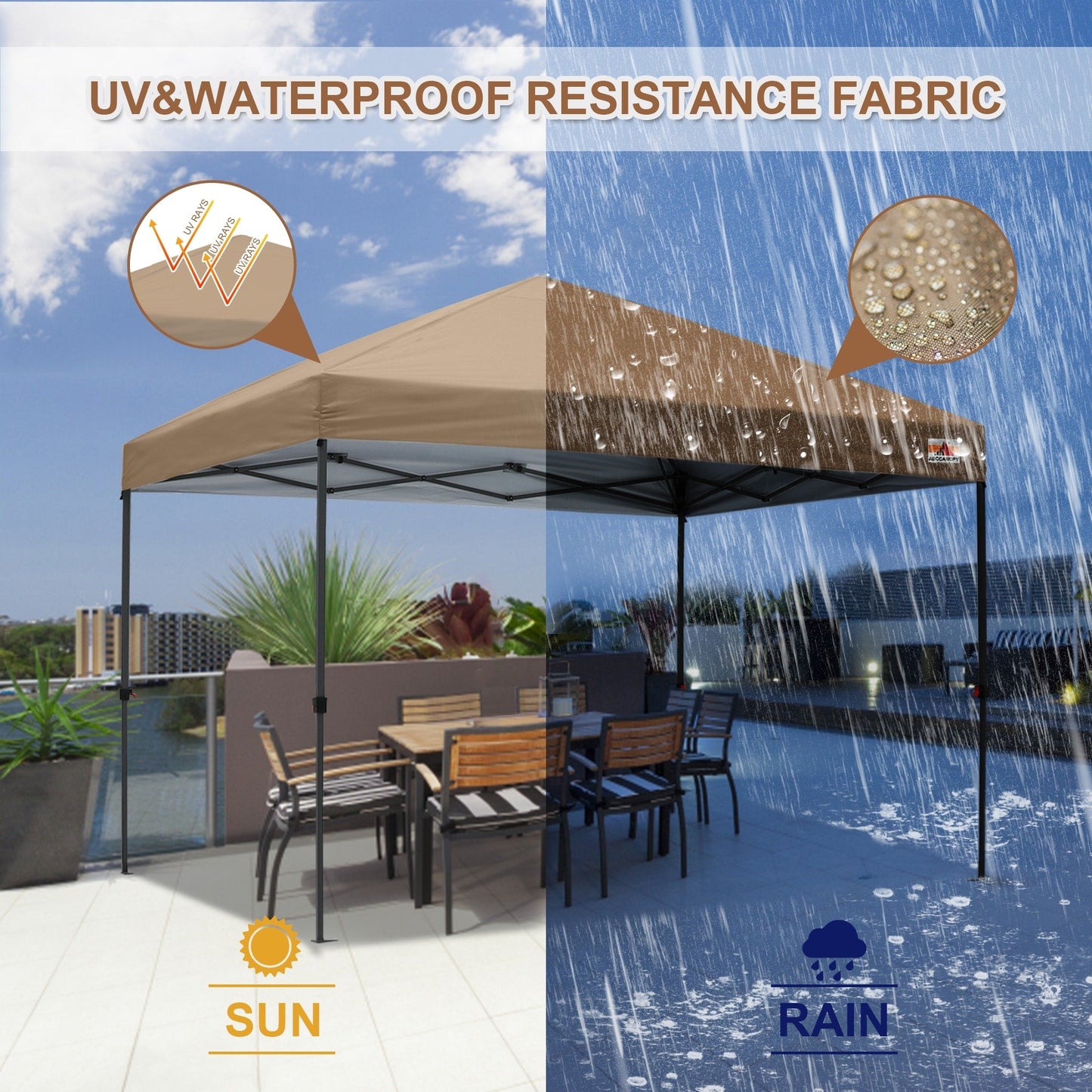 ABCCANOPY Durable Easy Pop up Canopy Tent Outdoor canopy tent