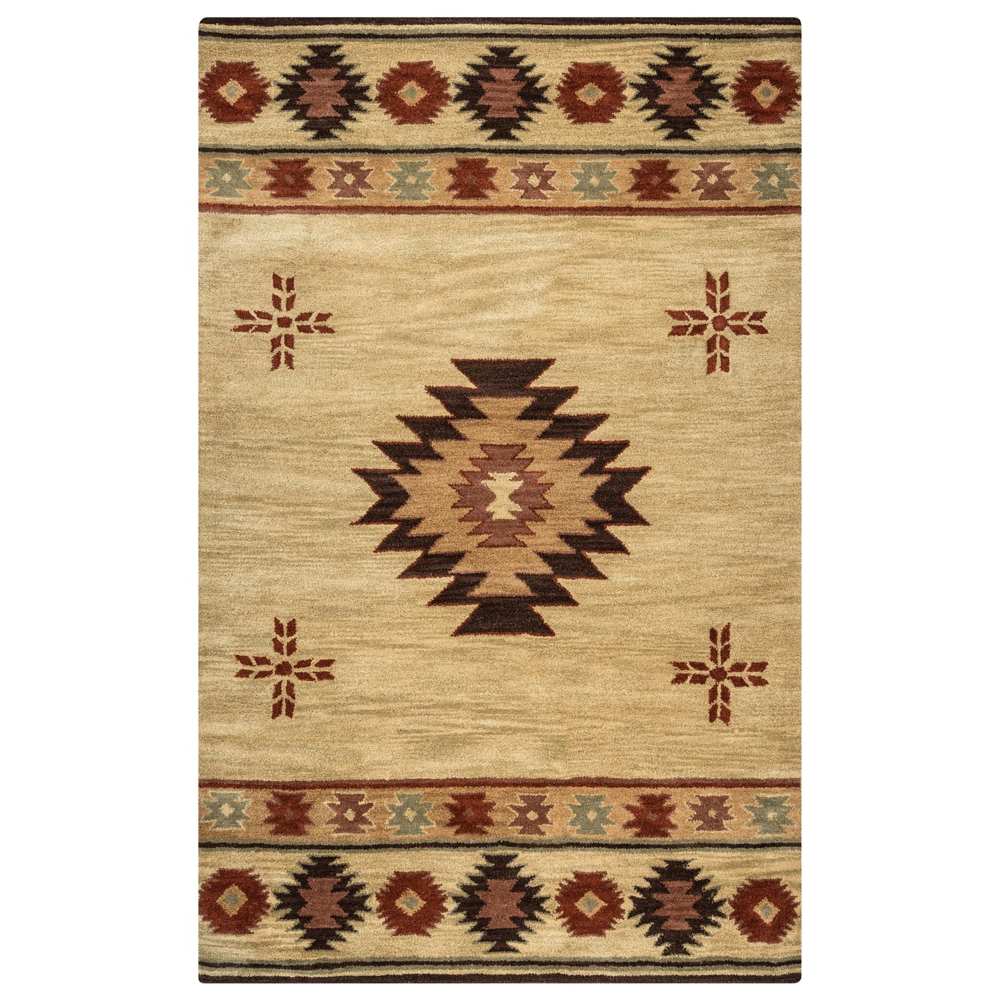 Alora Decor Ryder Southwestern Hand-tufted Wool Rug