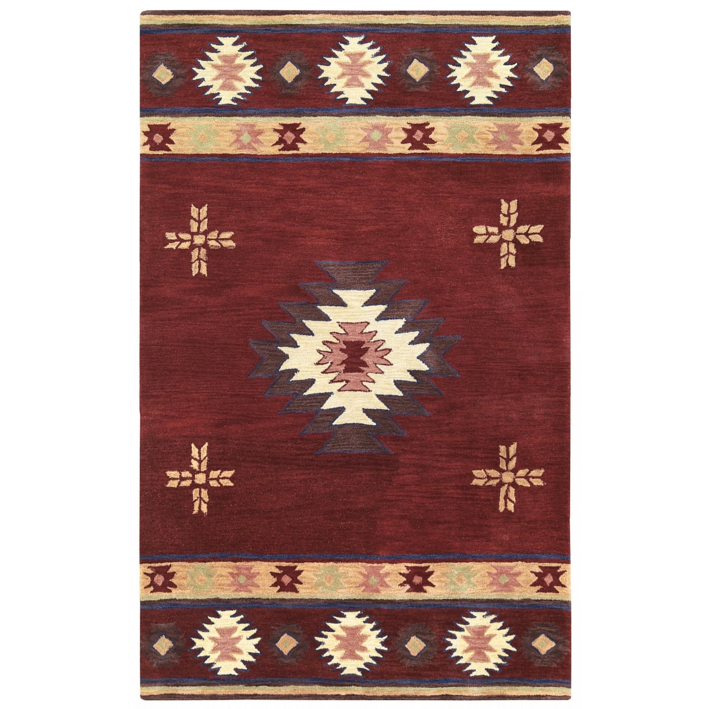 Alora Decor Ryder Southwestern Hand-tufted Wool Rug