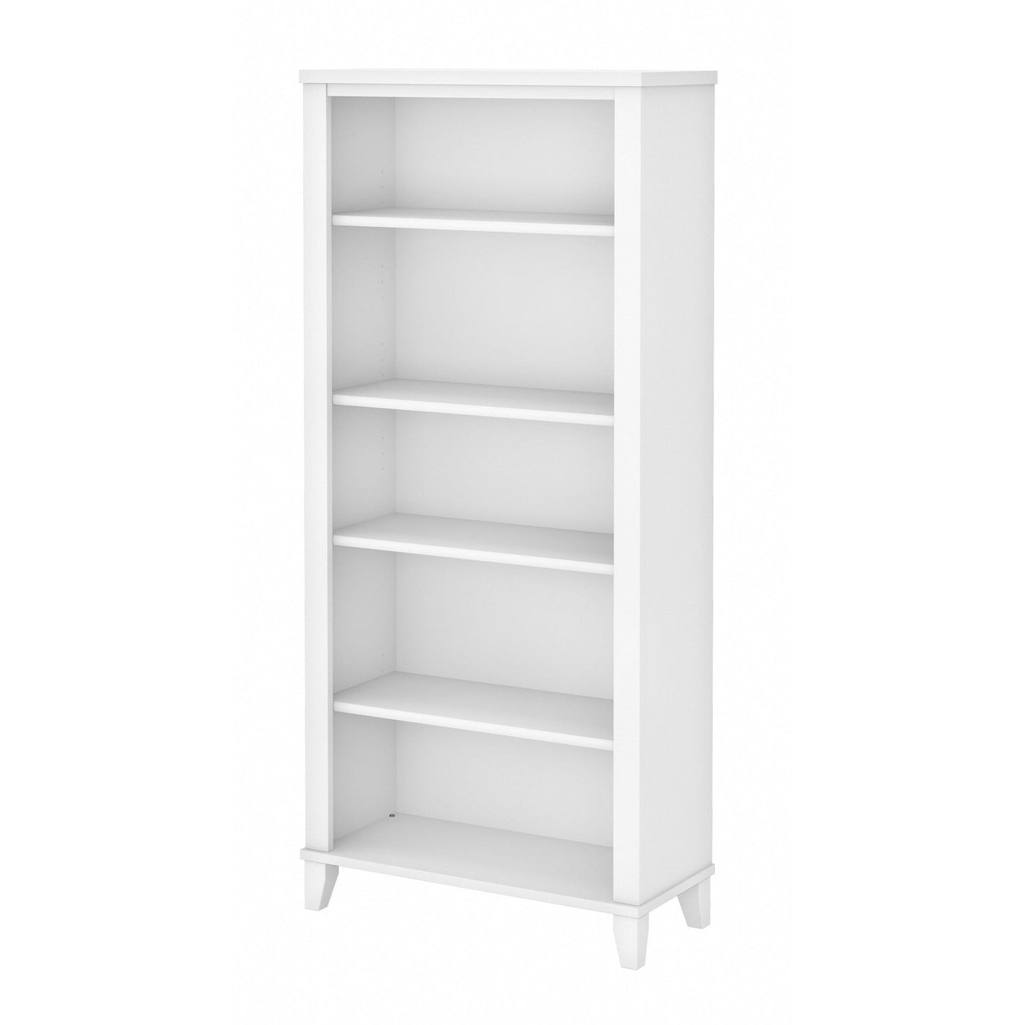 Bush Furniture Somerset Tall 5 Shelf Bookcase with Adjustable Shelves