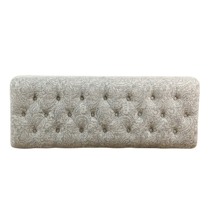 Carolina Tufted Bench With Nailhead Trim