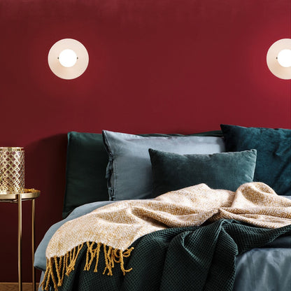 Ceramic Discus Wall Sconce