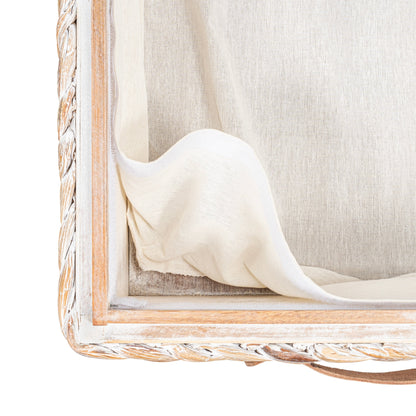 happimess Hyacinth/Wood Underbed Storage Bin with Wheels & Handles