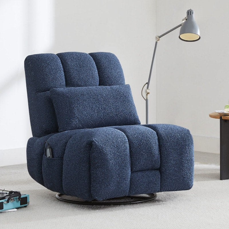 Cole Power Recliner Chair Swivel Glider with Lumbar Support