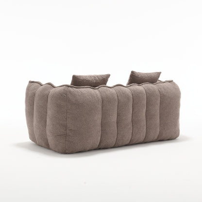 Comfortable square recliner sofa