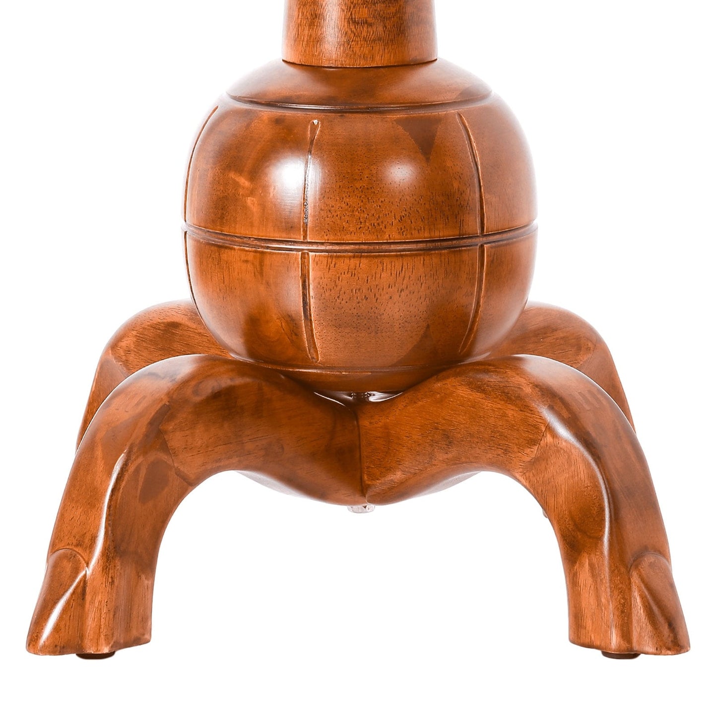 Tree-branch Rubberwood Freestanding Coat Rack with 8 Hooks - 24.5W x 70.87H