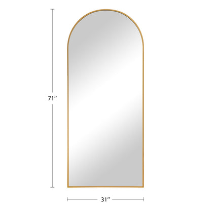 Dovelina Arched Full Length Floor Wall Mirror Standing Mirror