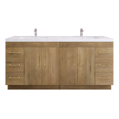 Eliza 72'' Freestanding Vanity with Double Sink