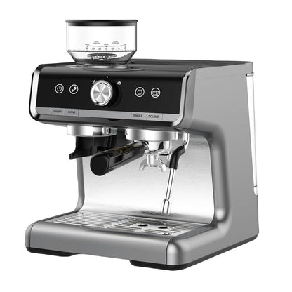Espresso Coffee Maker, with Grinder, 2.8 L Water Tank