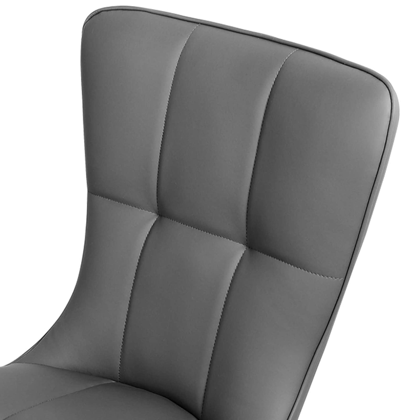 Faux Leather Upholstered Dining Chairs Set of 2/4