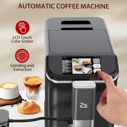 Fully Automatic Espresso Machine with Automatic Milk Frother
