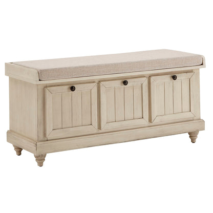 Granger Storage Bench with Linen Seat Cushion by iNSPIRE Q Classic