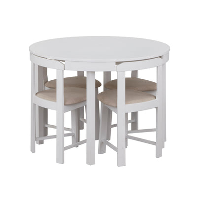 Harrisburg Tobey 5-piece Compact Round Dining Set