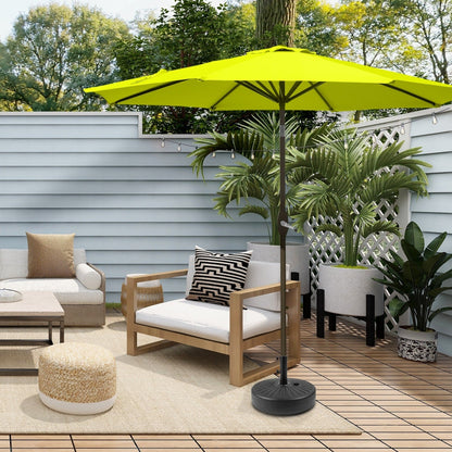 Holme 9-foot Patio Umbrella and Base Stand