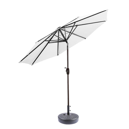 Holme 9-foot Patio Umbrella and Base Stand