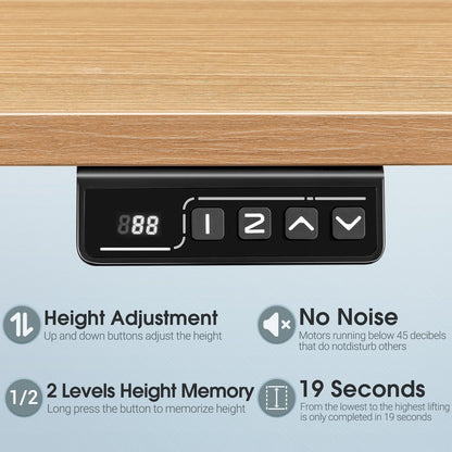 Homall Electric Height Adjustable Standing Office Desk