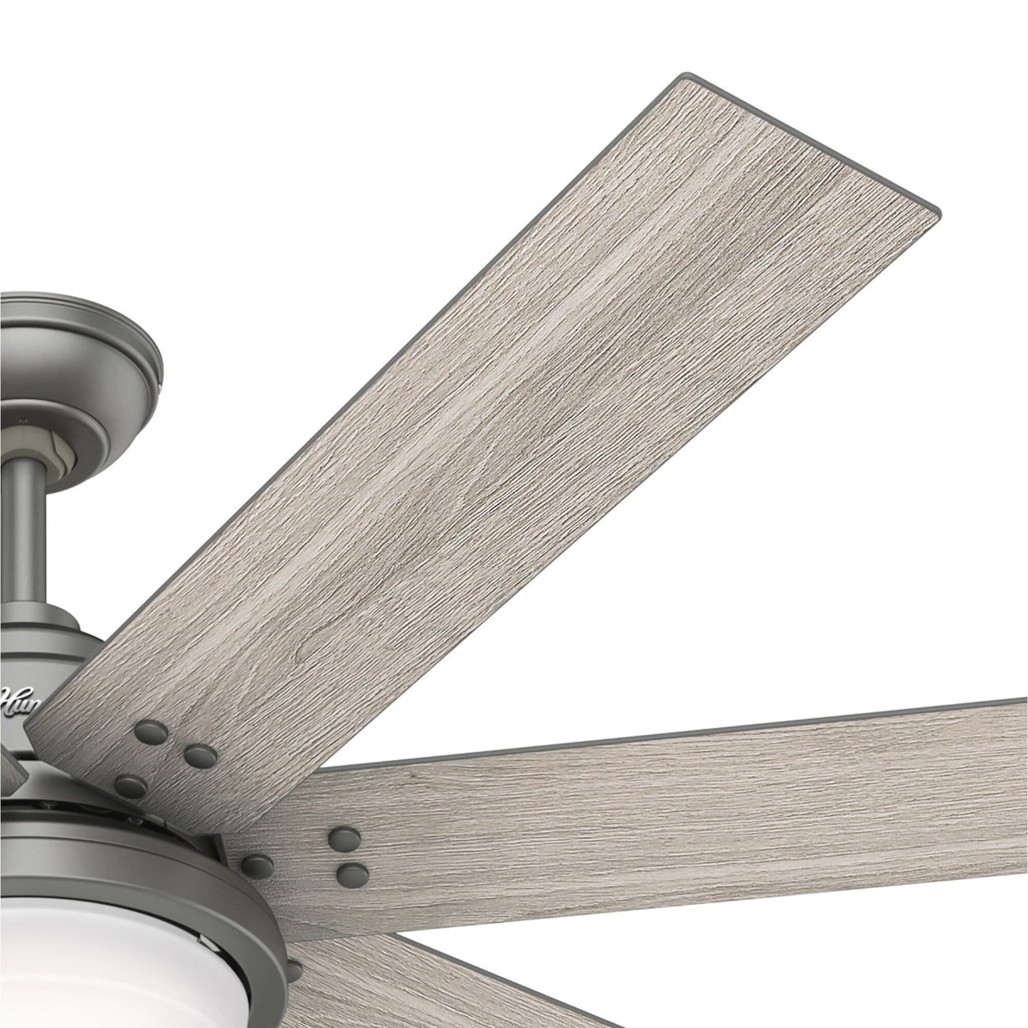 Hunter WiFi Whittington Ceiling Fan with LED Light, Handheld Remote - Windmill - Industrial, Farmhouse, Rustic - SMART FAN!