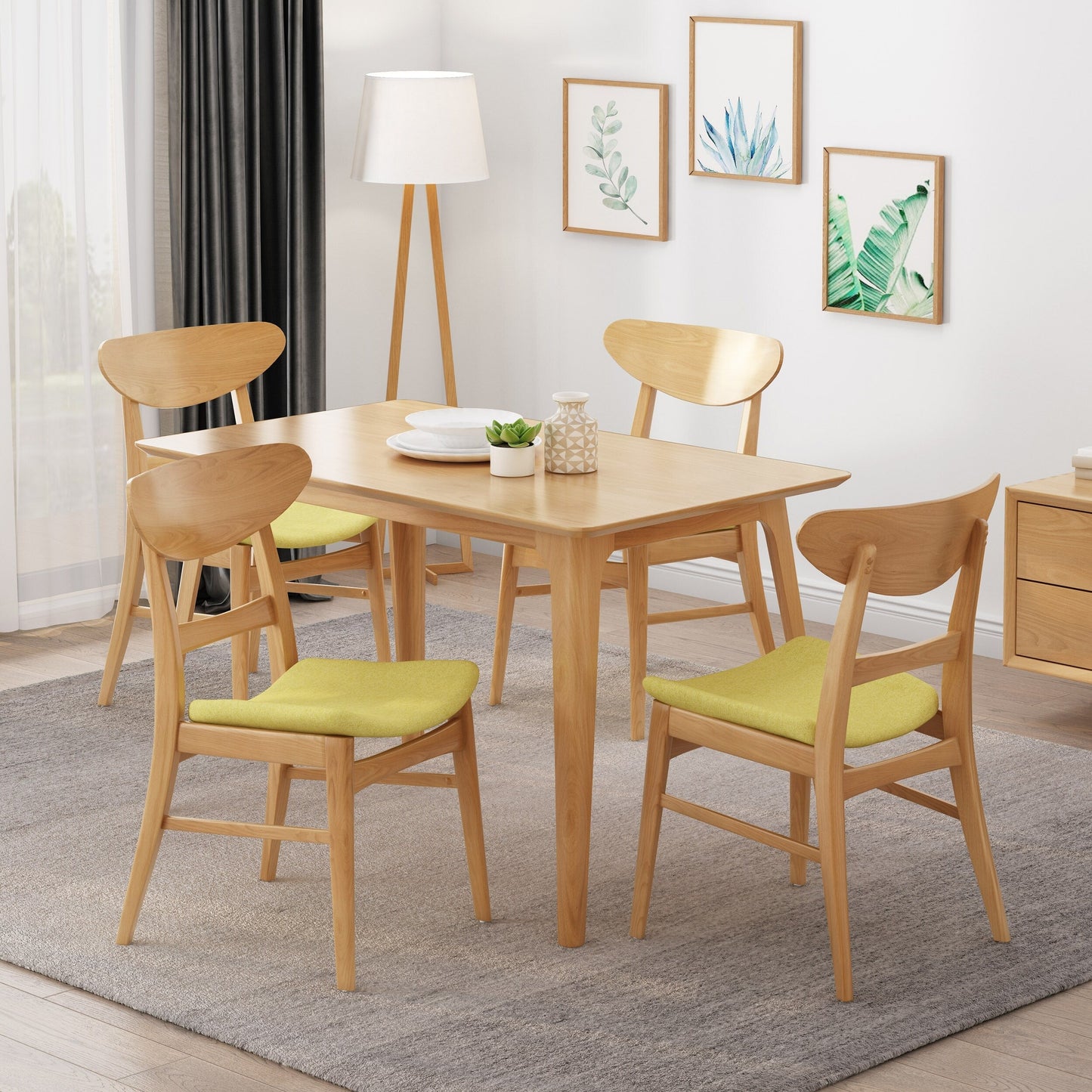 Idalia Mid-century Modern Dining Chairs (Set of 4) by Christopher Knight Home