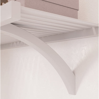 John Louis Home Solid Wood Reach-In Closet System White